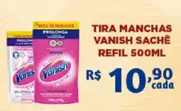 Bahamas Supermercados tira manchas vanish sachê oferta