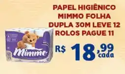 Bahamas Supermercados Papel higiênico mimmo folha dupla oferta