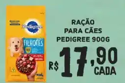 Bahamas Supermercados Ração para cães pedigree 900g oferta