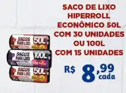 Bahamas Supermercados saco de lixo hiperroll econômico oferta