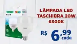 Bahamas Supermercados lâmpada led taschibra 20w 6500k oferta