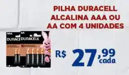 Bahamas Supermercados Pilha duracell alcalina aaa ou aa oferta