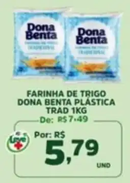 Araújo Supermercados Farinha de trigo dona benta plástica trad 1kg oferta