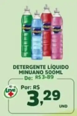 Araújo Supermercados Detergente líquido minuano oferta
