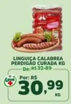 Araújo Supermercados Linguiça calabresa perdigão curada kg oferta
