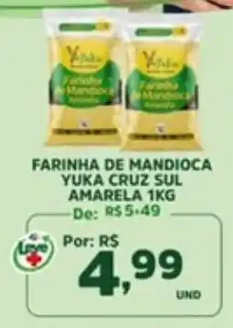 Araújo Supermercados Farinha de mandioca yuka cruz sul amarela oferta