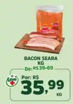 Araújo Supermercados Bacon seara oferta