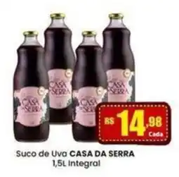 Rede Mais Supermercados Suco de Uva Casa da Serra oferta