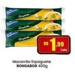 Rede Mais Supermercados Macarrão Espaguete Bonsabor oferta
