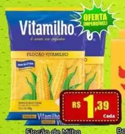 Rede Mais Supermercados Flocão vitamilho oferta