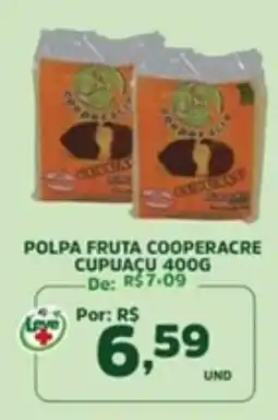 Araújo Supermercados Polpa fruta cooperacre cupuaçu oferta