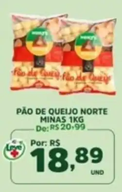 Araújo Supermercados Pão de queijo norte oferta