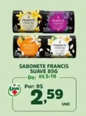 Araújo Supermercados Sabonete francis suave oferta