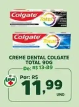 Araújo Supermercados creme dental colgate total oferta