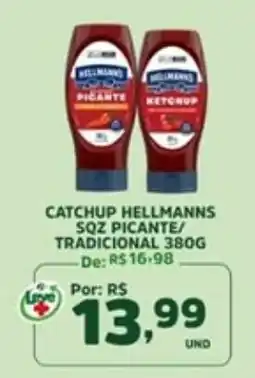 Araújo Supermercados Catchup hellmanns sqz picante/ tradicional oferta