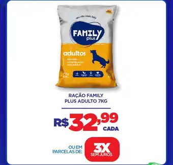Ração family plus adulto