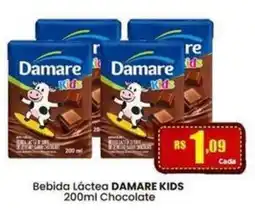 Rede Mais Supermercados Bebida Láctea Damare Kids oferta