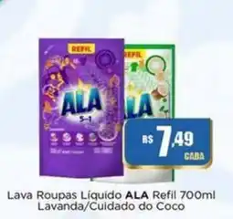 Rede Mais Supermercados Lava Roupas Líquido ALA Refil oferta