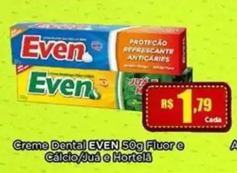 Rede Mais Supermercados Creme Dental Even oferta