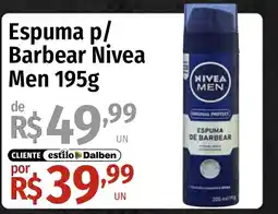 Supermercado Dalben Espuma p/ Barbear Nivea Men oferta