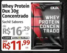 Supermercado Dalben Whey protein dux 30g concentrado sachê sabores oferta