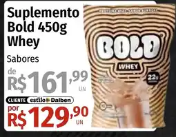 Supermercado Dalben Suplemento Bold whey oferta