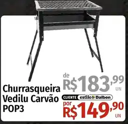 Supermercado Dalben Churrasqueira Vedilu Carvão POP3 oferta