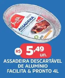 Supermercados Correia Assadeira descartável de alumínio oferta