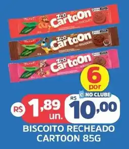 Supermercados Correia Biscoito recheado cartoon oferta