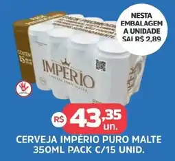 Supermercados Correia Cerveja império puro malte oferta