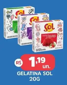 Supermercados Correia gelatina sol oferta