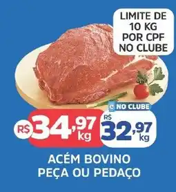Supermercados Correia acém bovino peça ou pedaço oferta