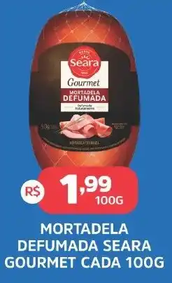 Supermercados Correia mortadela defumada seara gourmet oferta