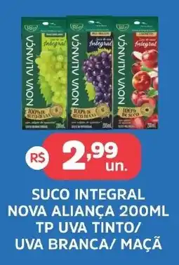 Supermercados Correia suco integral nova aliança oferta