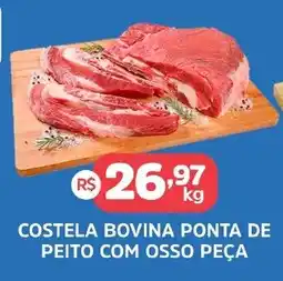Supermercados Correia Costela bovina ponta de peito com osso peça oferta