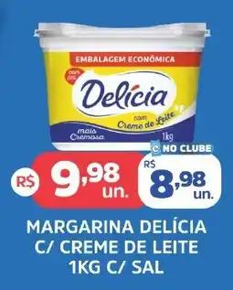 Supermercados Correia Margarina delícia c/ creme de leite oferta