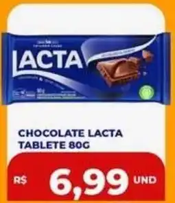 Supermercados Planalto Chocolate lacta tablete oferta
