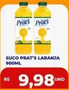 Supermercados Planalto Suco Prat's Laranja oferta