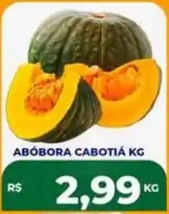 Supermercados Planalto abóbora cabotia kg oferta