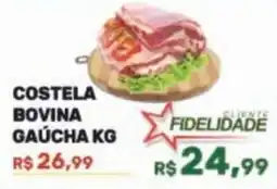 Calvi Supermercados Costela bovina gaúcha kg oferta