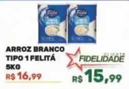 Calvi Supermercados Arroz branco tipo 1 felitá oferta