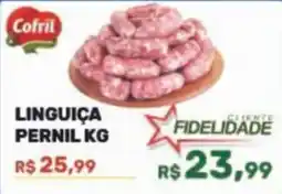 Calvi Supermercados Linguiça pernil kg oferta