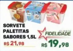 Calvi Supermercados Sorvete paletitas sabores oferta