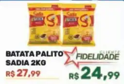 Calvi Supermercados batata palito sadia oferta