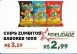 Calvi Supermercados chips zumbitos sabores oferta