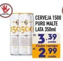 Supermercados Avenida Cerveja 1500 puro malte oferta