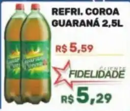 Calvi Supermercados refri coroa guaraná oferta