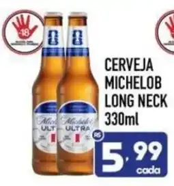 Supermercados Avenida Cerveja michelob long neck oferta
