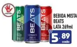 Supermercados Avenida bebida mista beats oferta