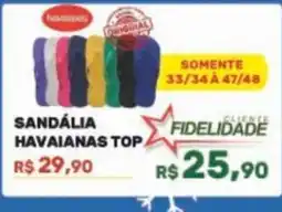 Calvi Supermercados sandália havaianas top oferta